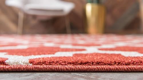 Vista 238 de Unique Loom Trellis Collection - Alfombra estilo marroquí de enrejado gris oscuro (8' 0 pies x 11' 0 pies)