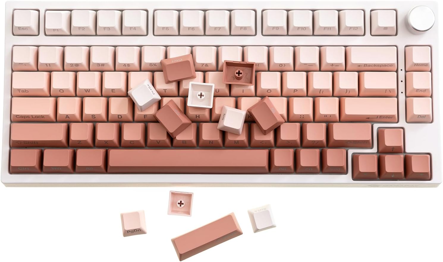 YMDK 1.6mm De Espesor Corazón De Amor Retroiluminado Keycaps Brillan A Través De Esc WASD Arrow Perfil Oem Para Mx Mechanical Gaming Keyboard I.450305336