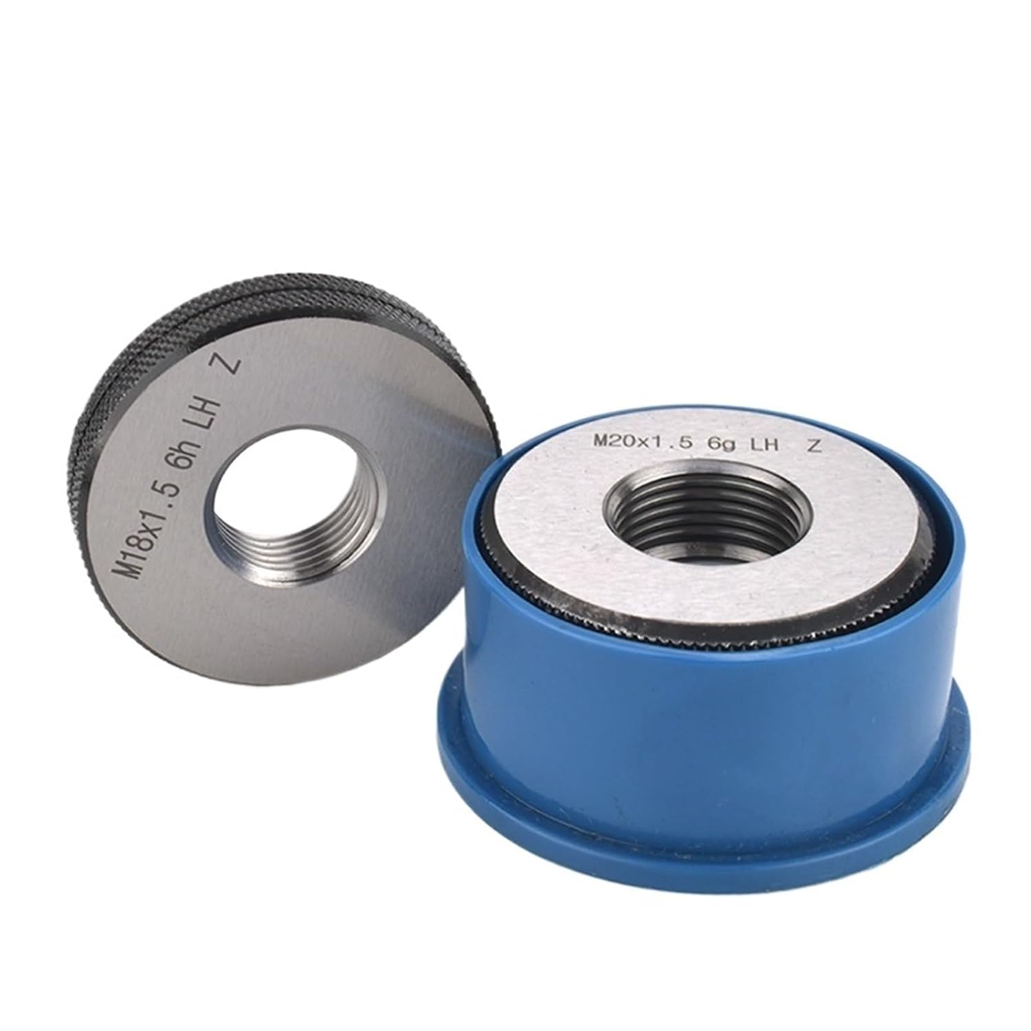 1SET(1*GO+1*NOGO) 6g Left Hand M24-M31 Standard Metric Fine Left Tooth Thread Ring Gauge Measure Tool(M24X3.0-LH T Z)