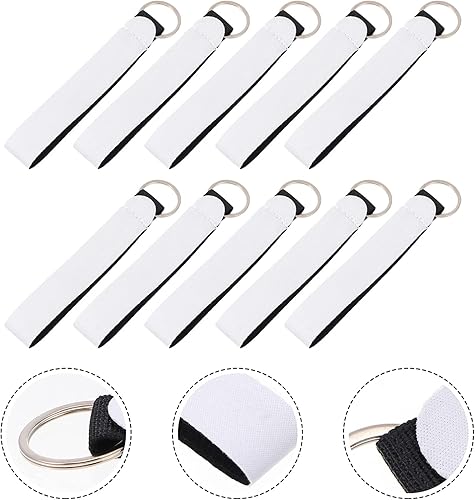 Miniatura 6 de EXCEART 90 llaveros con cordón de muñeca para mujer llavero de coche para hombres llavero pesado