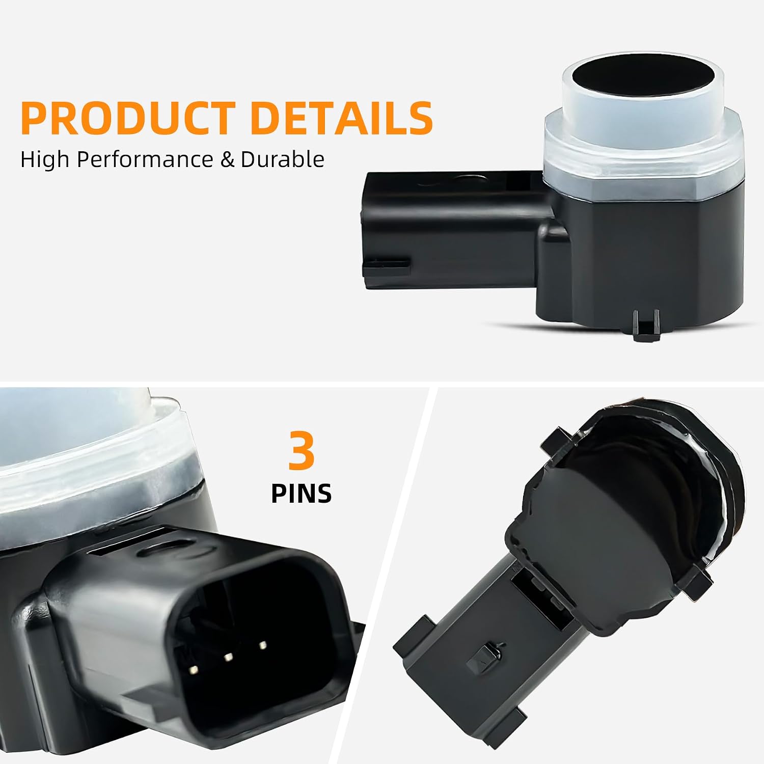 DEAL AUTO ELECTRIC PARTS PDC Parking Assist Sensors, Compatible with 2015-2020 F150 F250 F350 F450 F550 Super Duty Replaces FL3Z15K859B HC3Z15K859A, Set of 4
