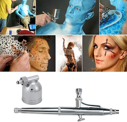 Miniatura 4 de Mini compresor de aerógrafo conjunto pistola de pintura Mini compresor de aire pistola de pulverización para decoración de pasteles