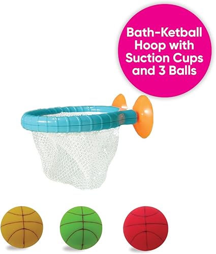 Miniatura 2 de Edushape Juguete de baño de cubo mágico de agua, 6 coladores únicos, juguete de aprendizaje Montessori para el desarrollo infantil temprano, enseña