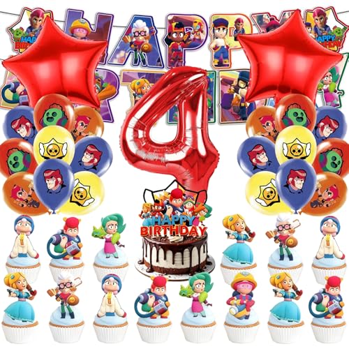 Brawl Stars - Set di 45 palloncini per feste di