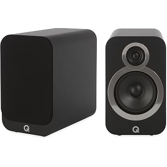 Q Acoustics 3020i Bookshelf Speakers Pair Carbon Black