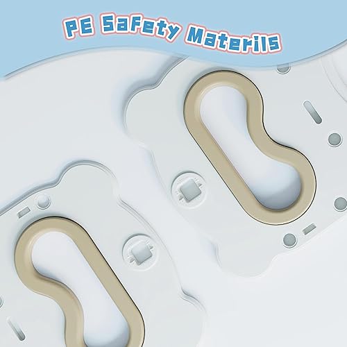 Miniatura 6 de Parque infantil 6 en 1 con columpio, toboganes para niños con escalador, aro de baloncesto, telescopio y espacio de almacenamiento, tobogán para