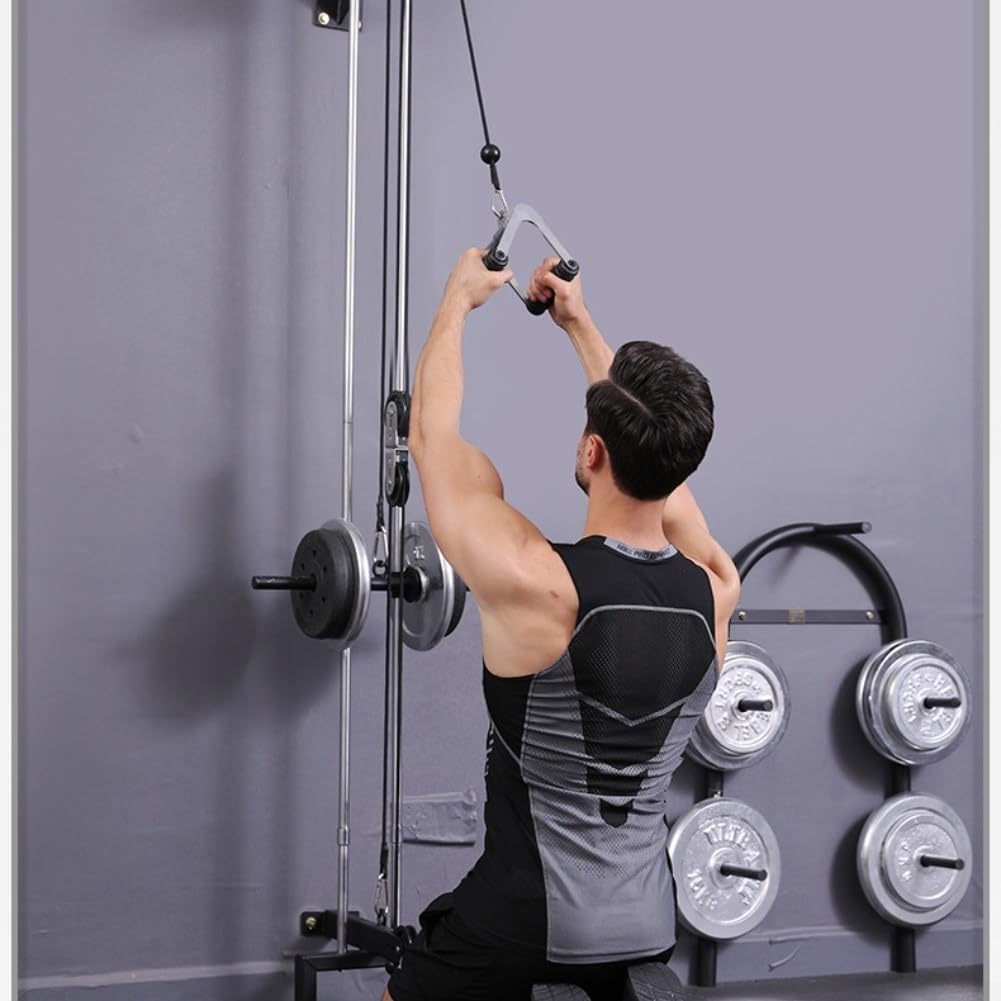 Maniglia per esercizi con cavo per routine Lat Pulldown e fila seduta, con punto di connessione rinforzato e costruzione