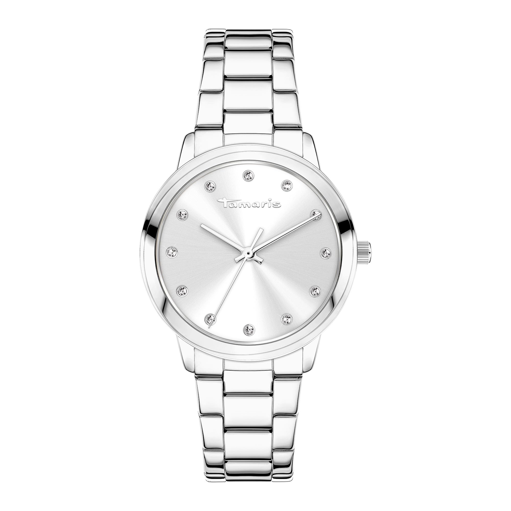 Tamaris TT-0153-MQ Women's Analogue Quartz Watch with Stainless Steel Strap, Silver