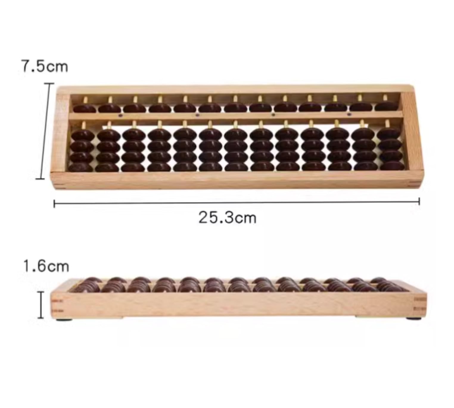 Abakus Mathematik Abacus 13-stelliger Rechner, Zählwerkzeug, Mathematiklernen for Anfänger, for Die Schulbildung, Abacus-Werkzeug Zählen Rechnen