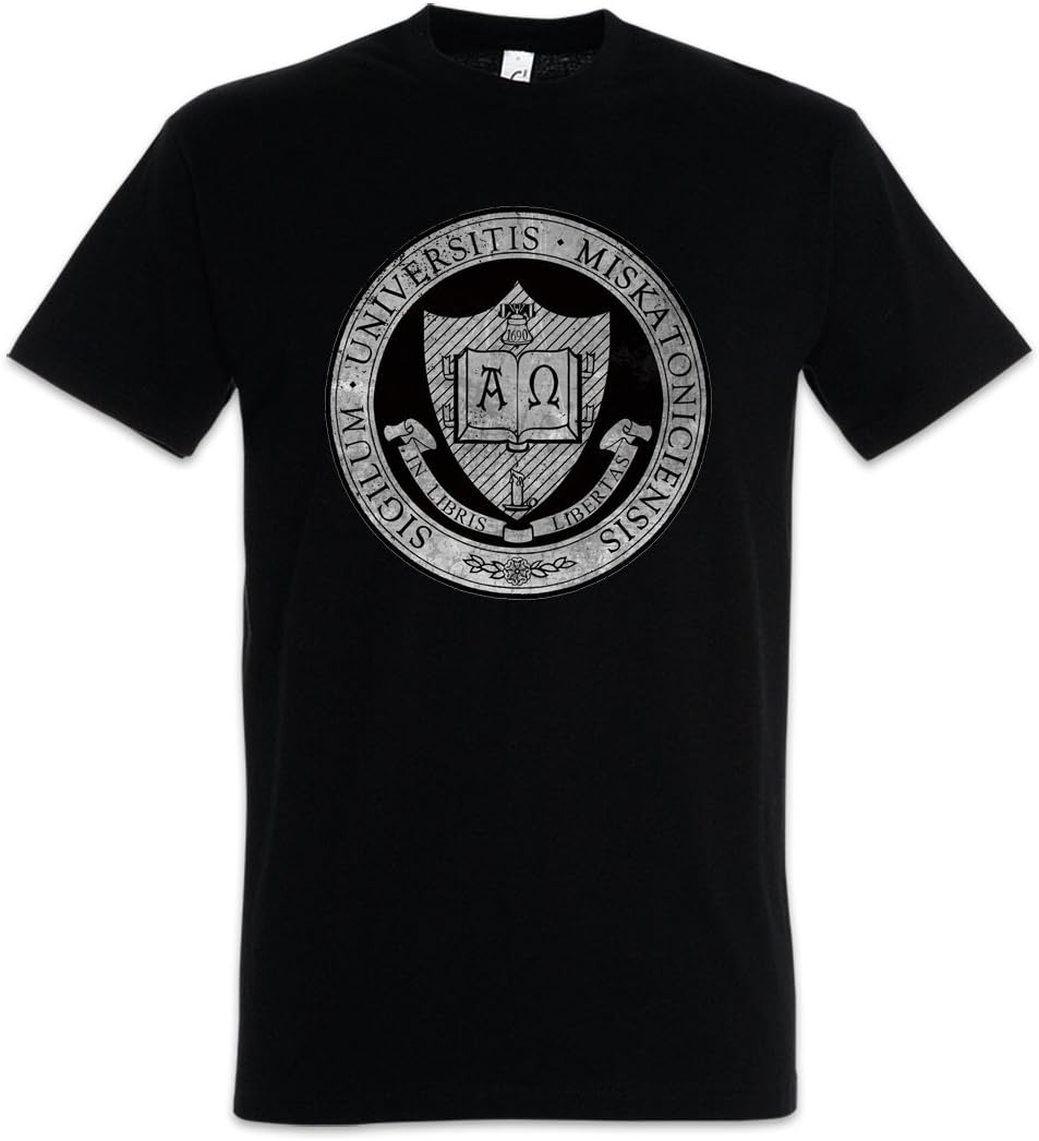 Urban Backwoods Miskatonic University Vintage Men's T-Shirt - Lovecraft Inspired Design