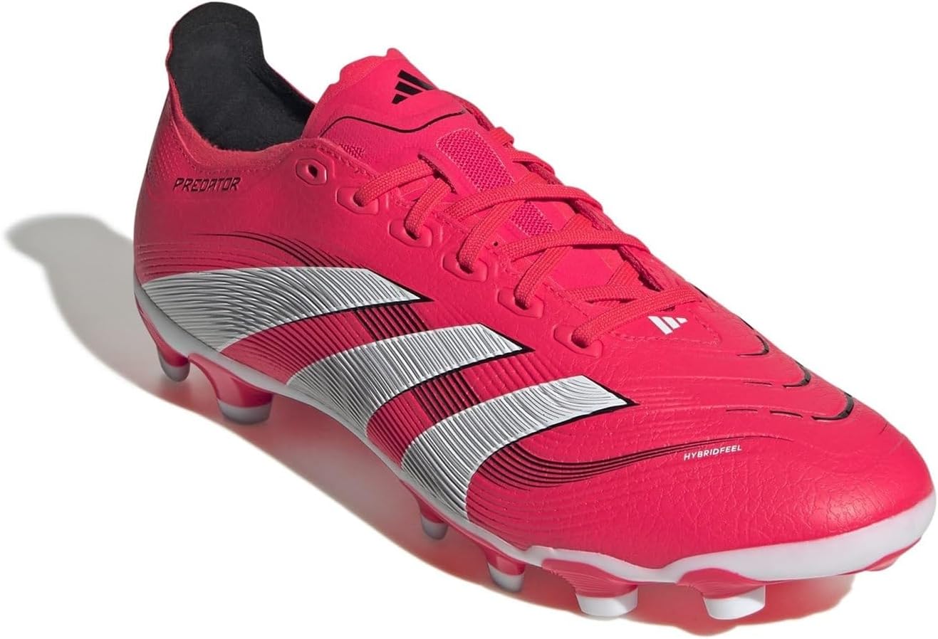 Adidas Unisex Predator League Multi Ground Football Boots, Lucid Red Ftwr White Core Black, 10 US