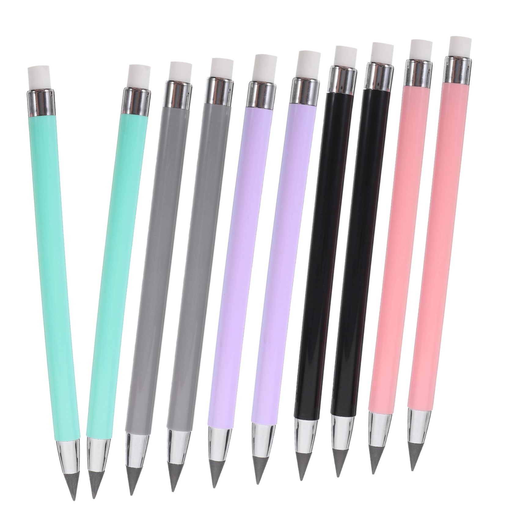 STOBOK 50pezzi Matita Eterna Senza Inchiostro Da Colorati Per Scrittura e Disegno Pratica Per Studenti e Artisti Non Richiede Temperino Scrittura Duratura