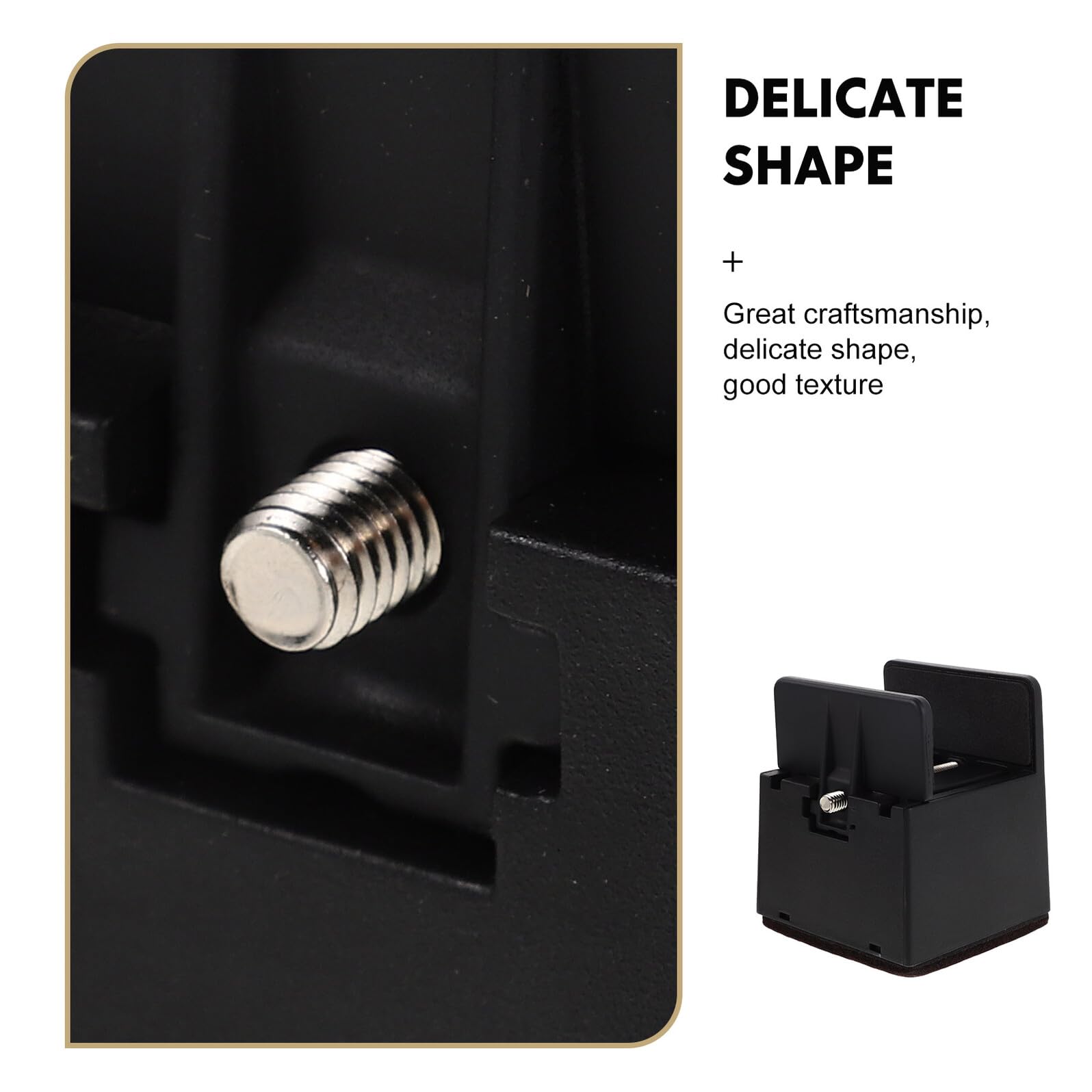 Elevadores de Muebles Ajustables para Patas de Mesa y Sofá 4 Unidades Base Antideslizante Fieltro Altura 50 MM para Patas de 35-50 MM Soporte Estable y Protección para Suelos