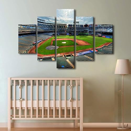 Miniatura 286 de Decoración de pared, lienzo para estadio deportivo de Estados Unidos, arte de pared moderno Fenway Park en Boston, arte de pared para oficina, sala