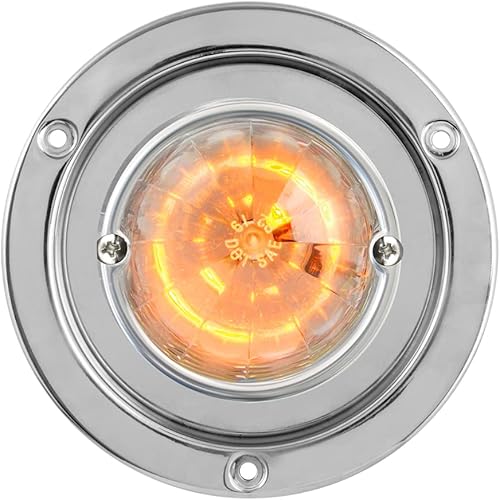 Miniatura 7 de GG Grand General 81918 verdeclaro clásico sandía 18 LED luz con acero inoxidable brida montaje bisel