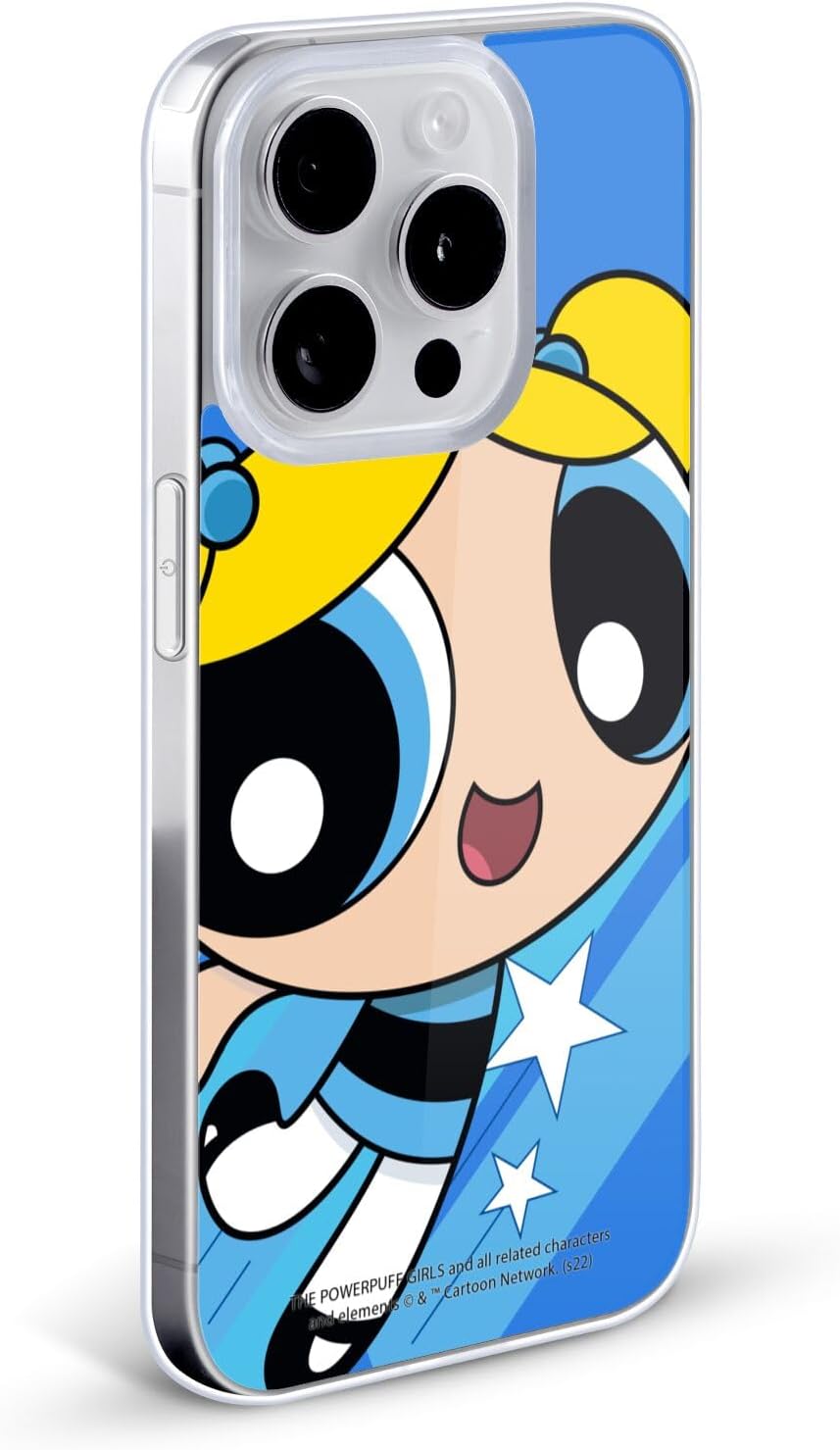 Head Case Designs Officially Licensed The Powerpuff Girls Bubbles Graphics Gel Case [Military Grade Protection] Compatible with Apple iPhone 17 Air