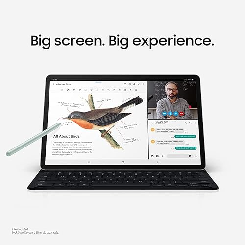 Miniatura 6 de SAMSUNG Galaxy Tab S7 FE 2021 Tablet Android con pantalla de 12.4 pulgadas, WiFi de 256 GB S Pen incluida, batería de larga duración, potente