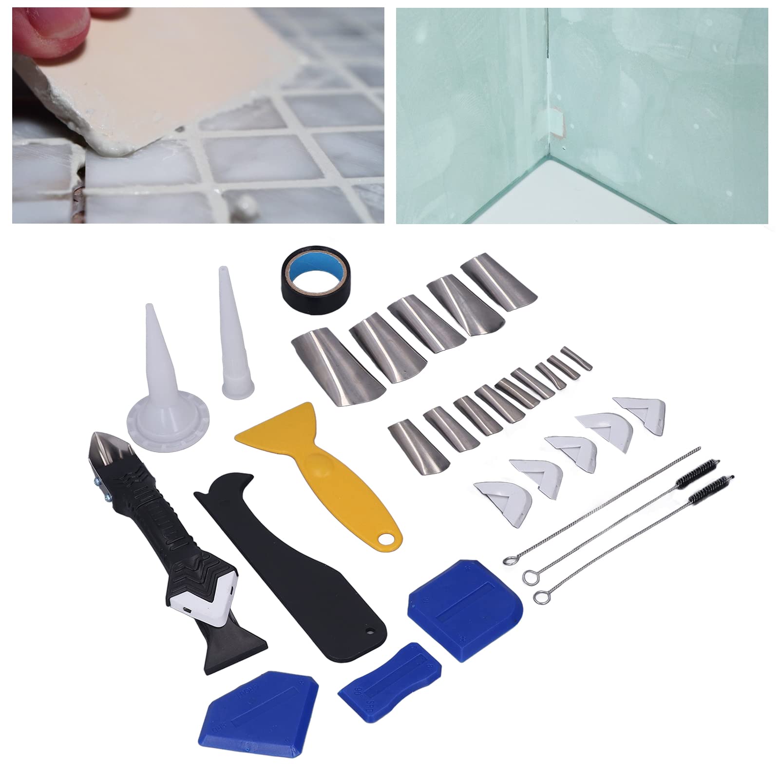 5 Embouts En Silicone Pour Pistolet à Calfeutrer – Forme Vague, Pratiques Et Réutilisables !