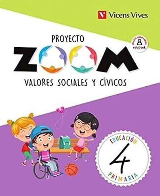 Portada de Valores Sociales y Civicos 4º Educacion Primaria Cast