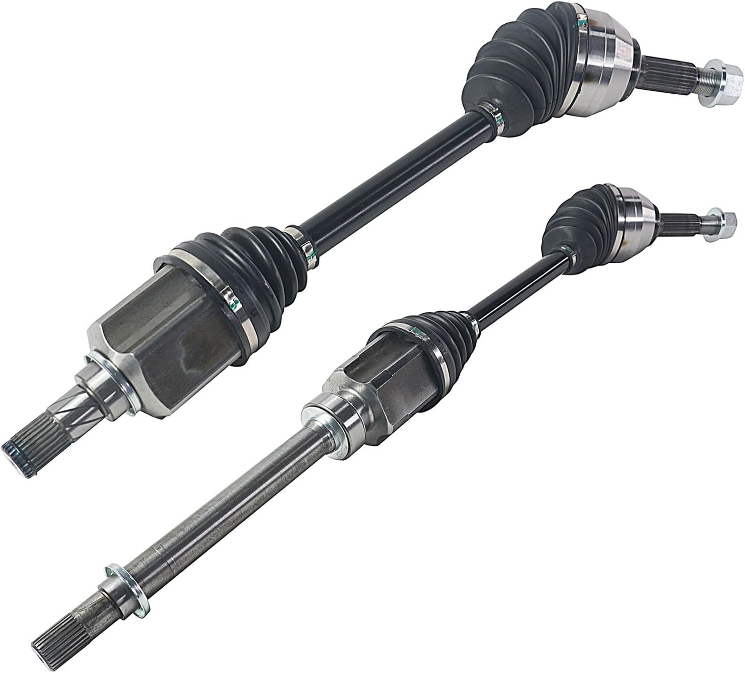 SCITOO 2PCS CV Axles Front Pair Fit For Nissan for Juke 1.6L 2011-2017 Driver and Passenger Side NCV53027 NCV53028 FWD CVT
