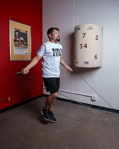 Miniatura 7 de TITLE Boxing Bullet Grip Speed Rope 2.0 - Cuerda de saltar, entrenamiento de boxeo, acondicionamiento de boxeo, agilidad de boxeo, entrenamiento de