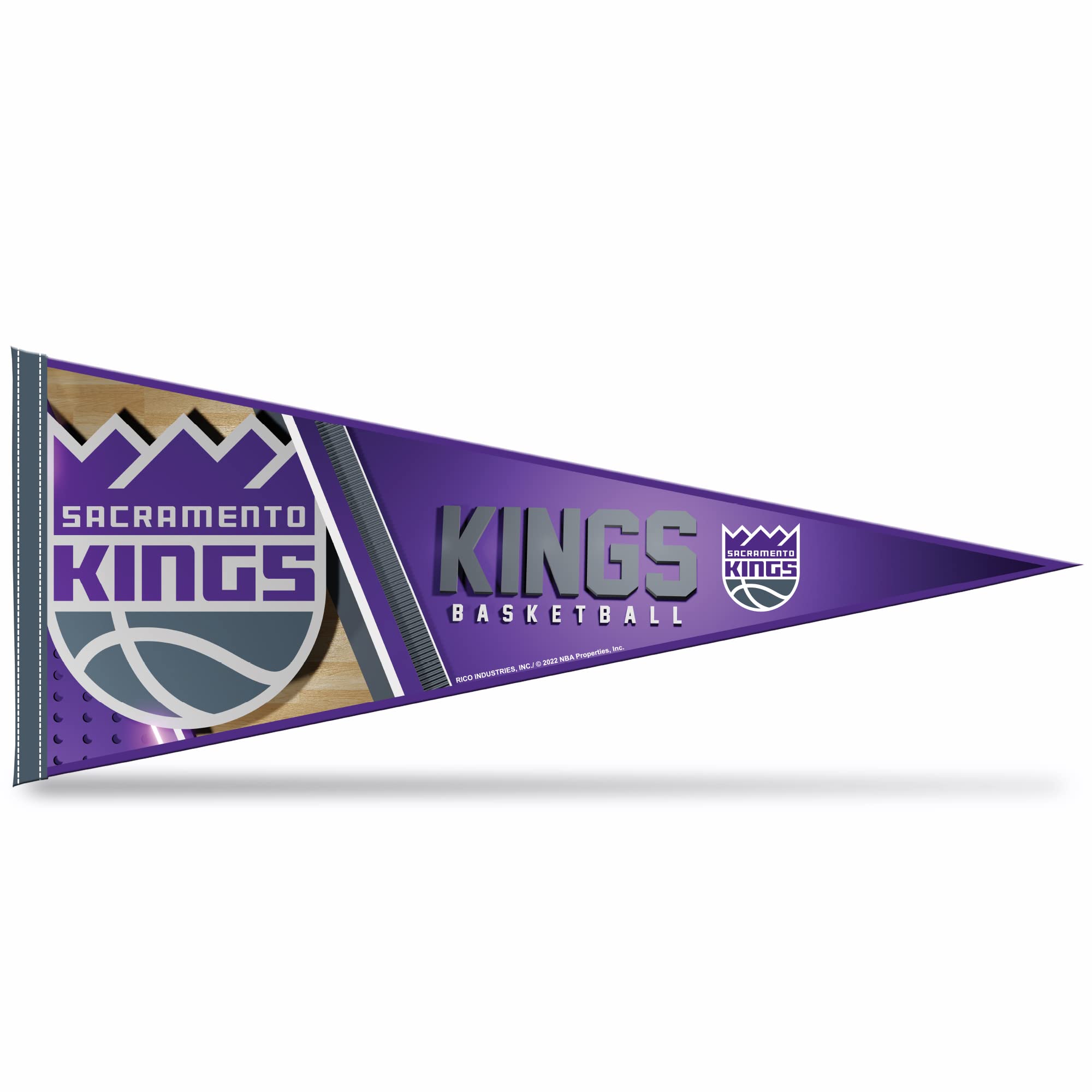 Rico Industries NBA Basketball 12" x 30" Felt Wall Décor Pennant - Great for Home/Bed Room/Man Cave Décor