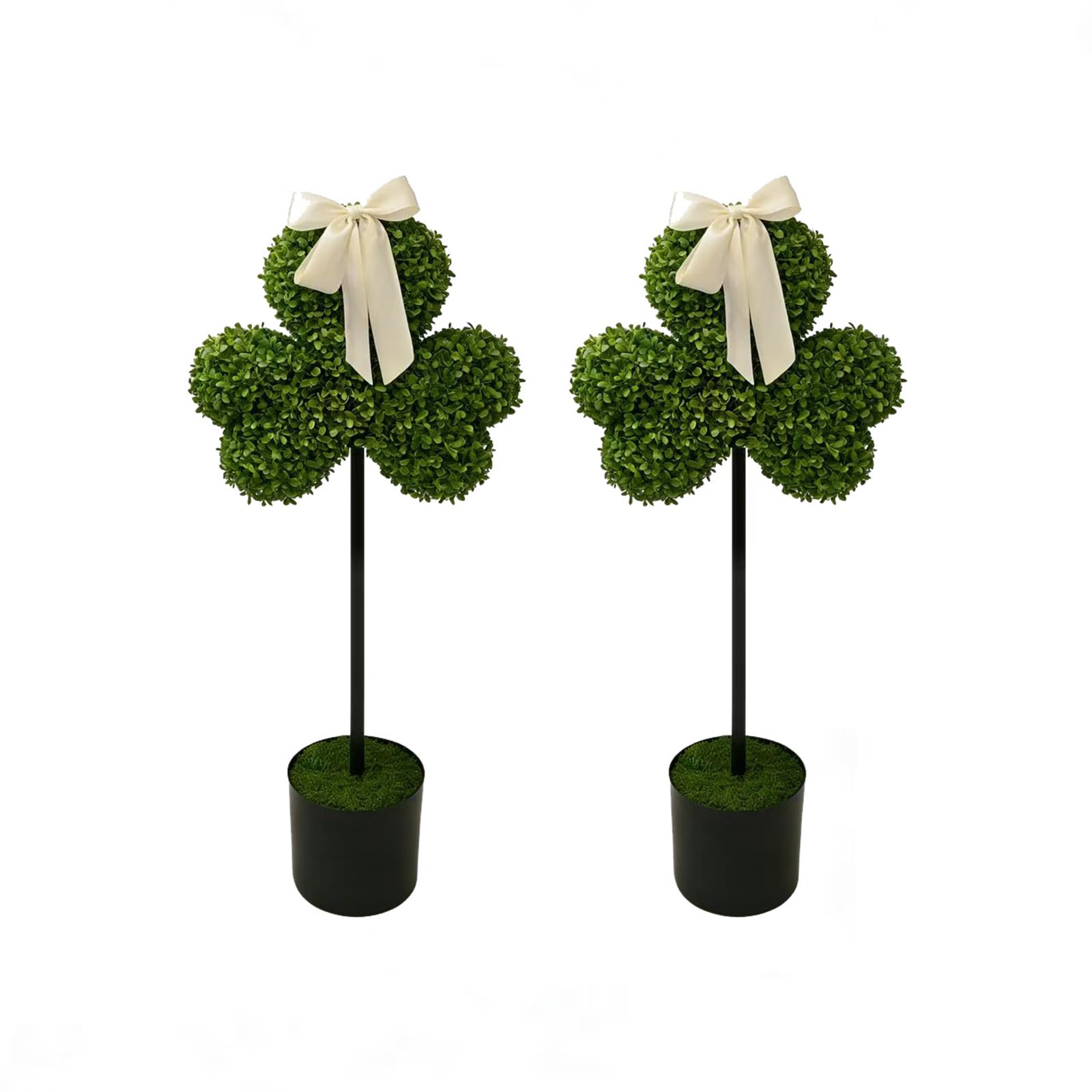 Realistic Potted Plant Shamrocks Artificial Tree Decorative Great for Home Holiday Display Home Festival Decoration
