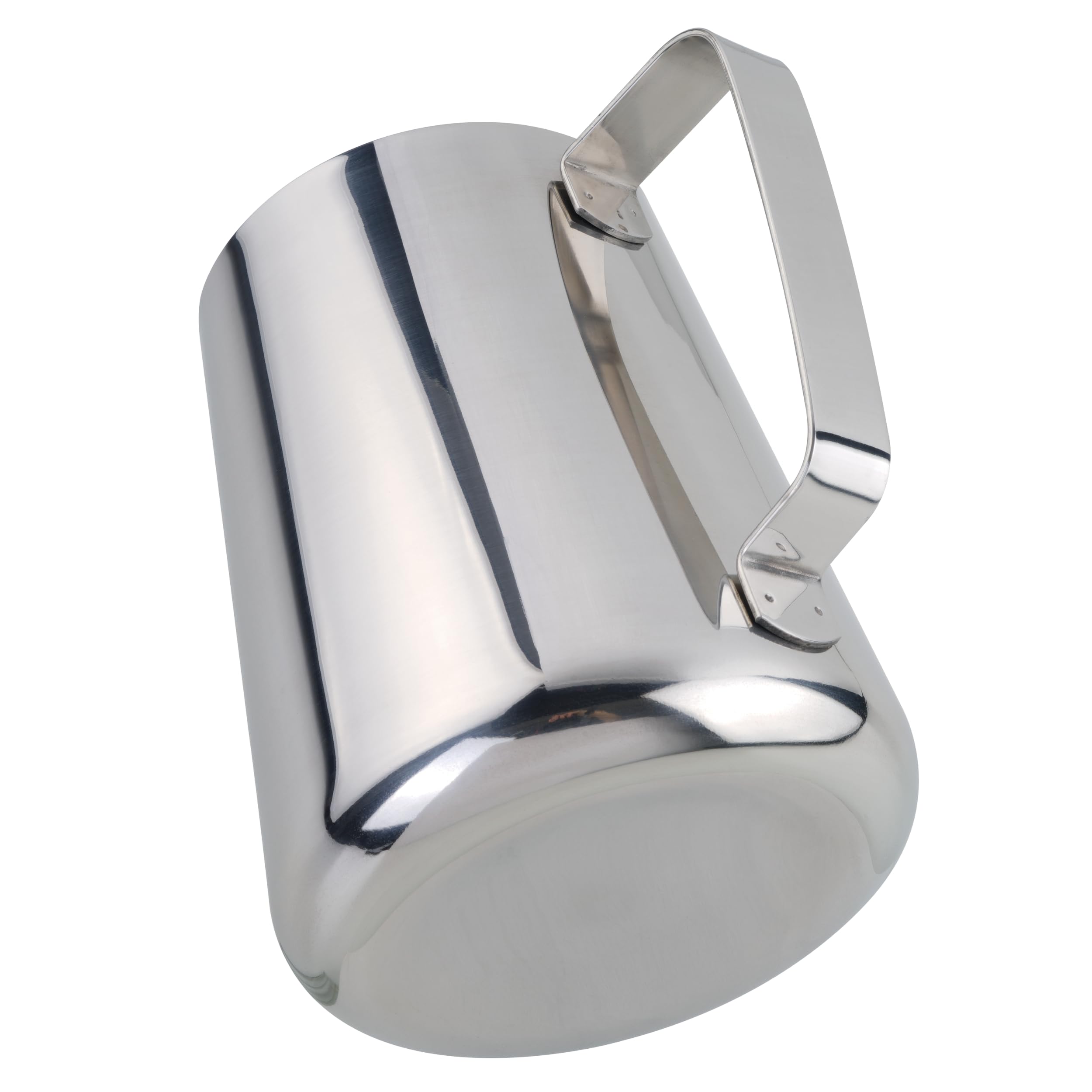 Lattiera in Acciaio Inossidabile, Brocca per Latte in Acciaio Inox Lucido, per Latte Artistico (2 Litri)