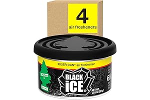 Little Trees Spray Air Freshener (Pack of 4) Includes Black Ice Scent