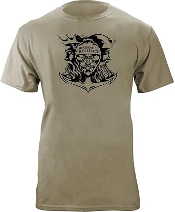 Original Navy Honorable Shellback USN Veteran T-Shirt