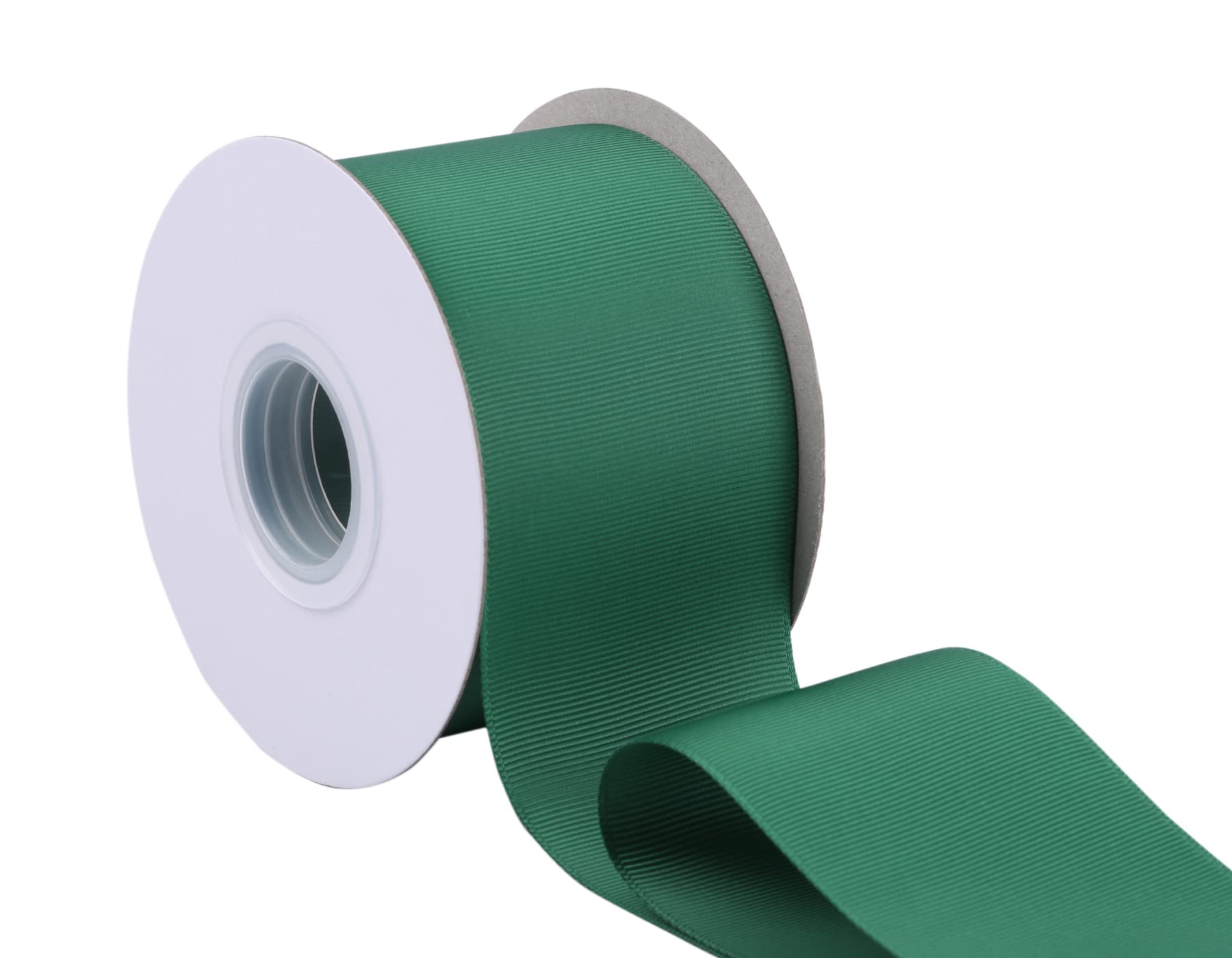 63mm X 22M Solid Grosgrain Ribbon for Gift Wrapping Parties Wedding Decoration, Crafts Sewing(Forest Green) - Image 3