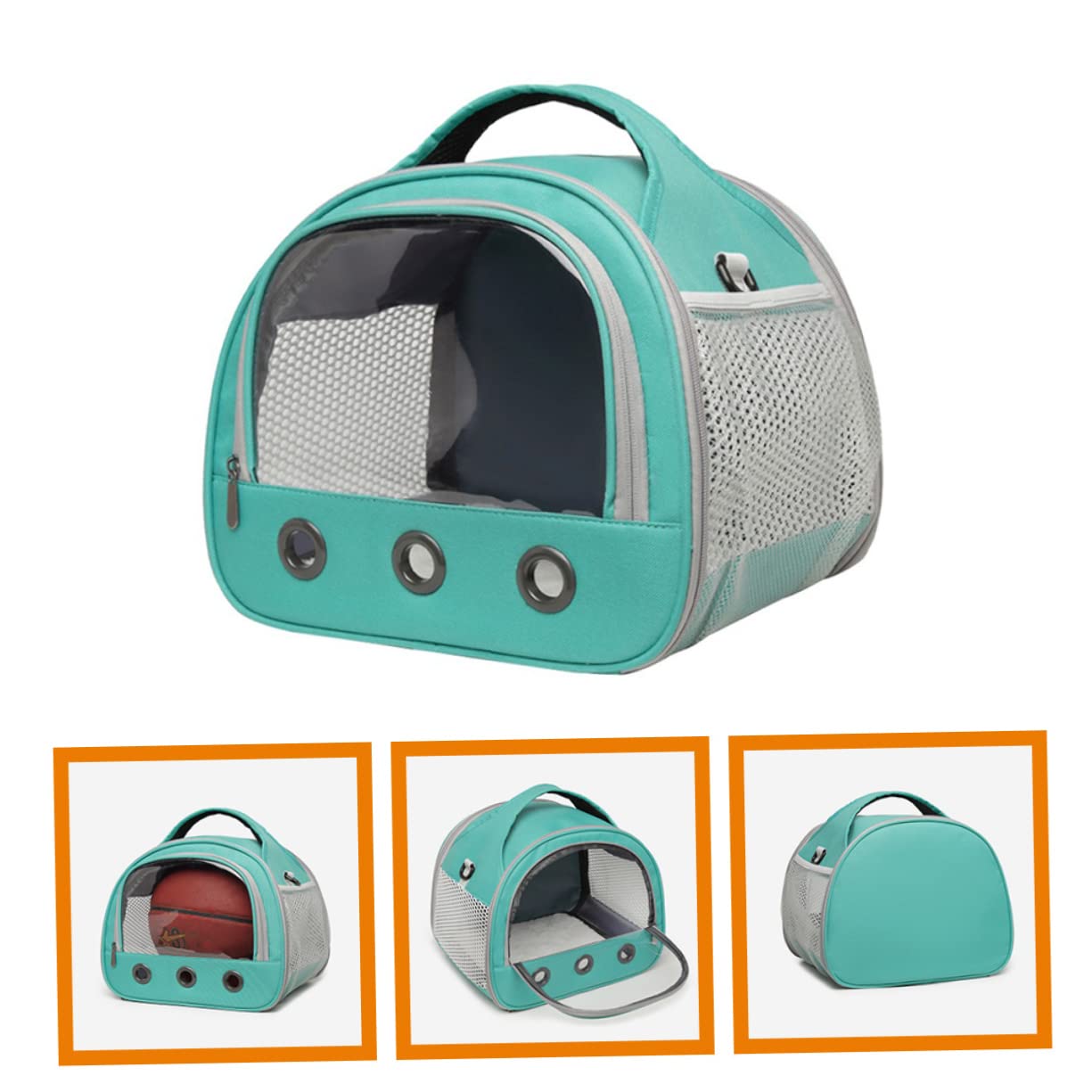 Borsa Trasportino Per Criceti e Piccoli Animali Zaino Traspirante Con Finestra Trasparente Per Viaggi e Attività All Aperto Perfetta Per Criceti Porcellini e Ricci