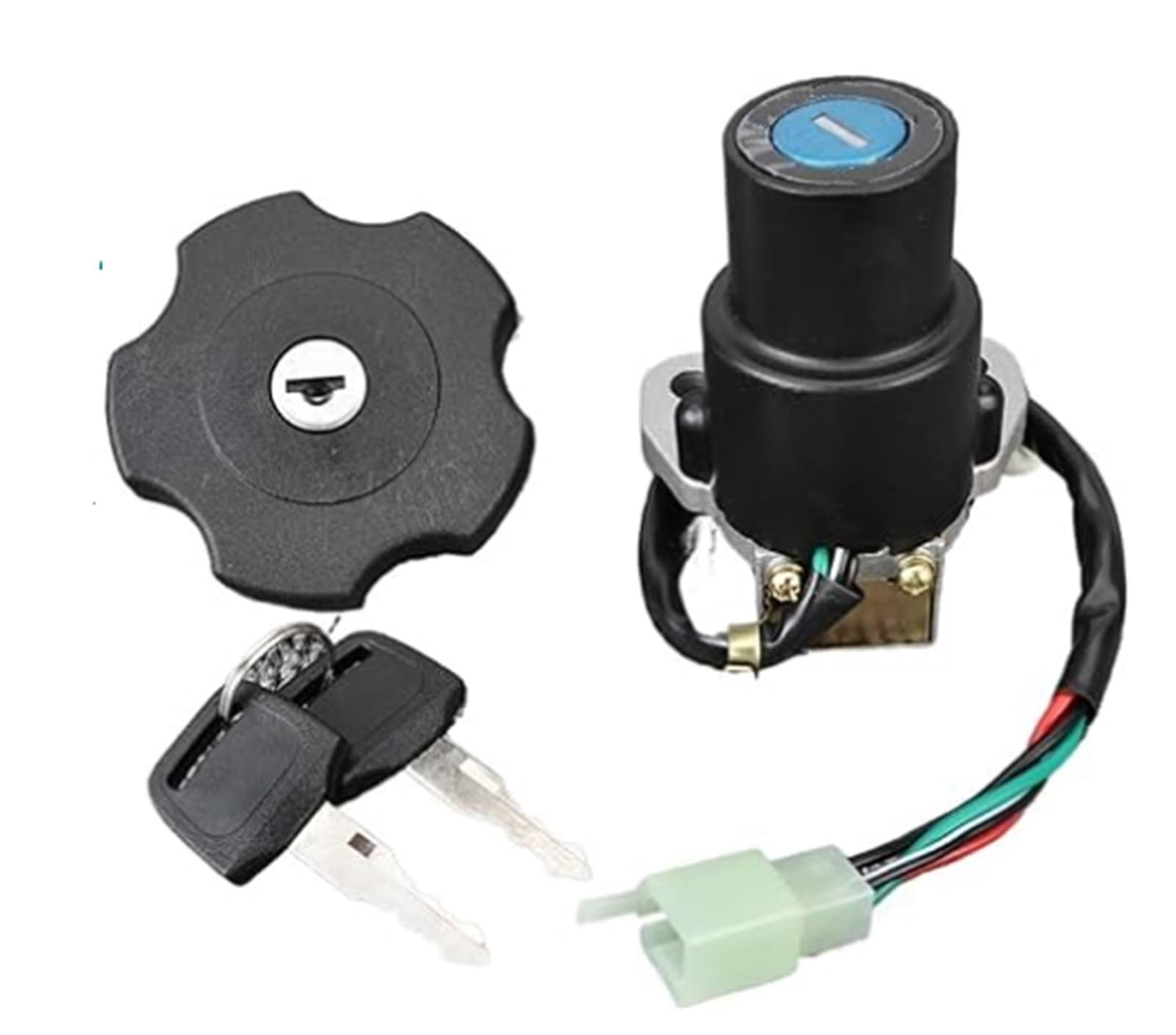 Interruptor de encendido estanco para Yamaha DT200 y kit de bloqueo del tanque combustible XT225 8