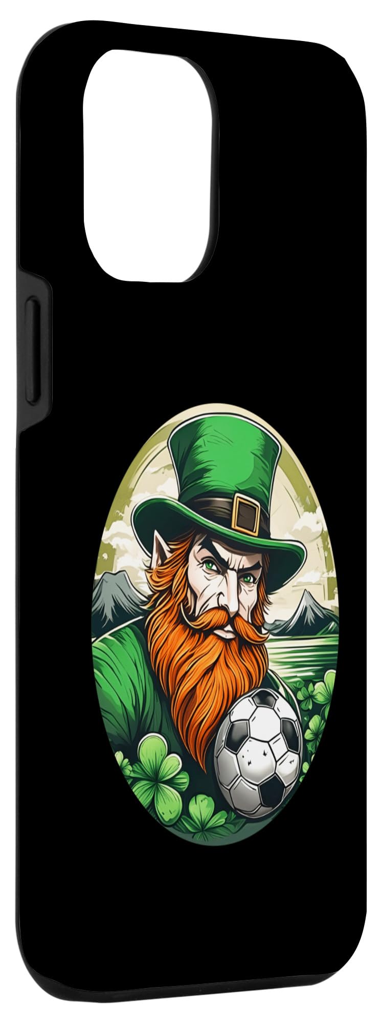 iPhone 15 Pro Max St. Patrick's Day Shamrock St Paddy's Day Football Soccer Case - Image 3