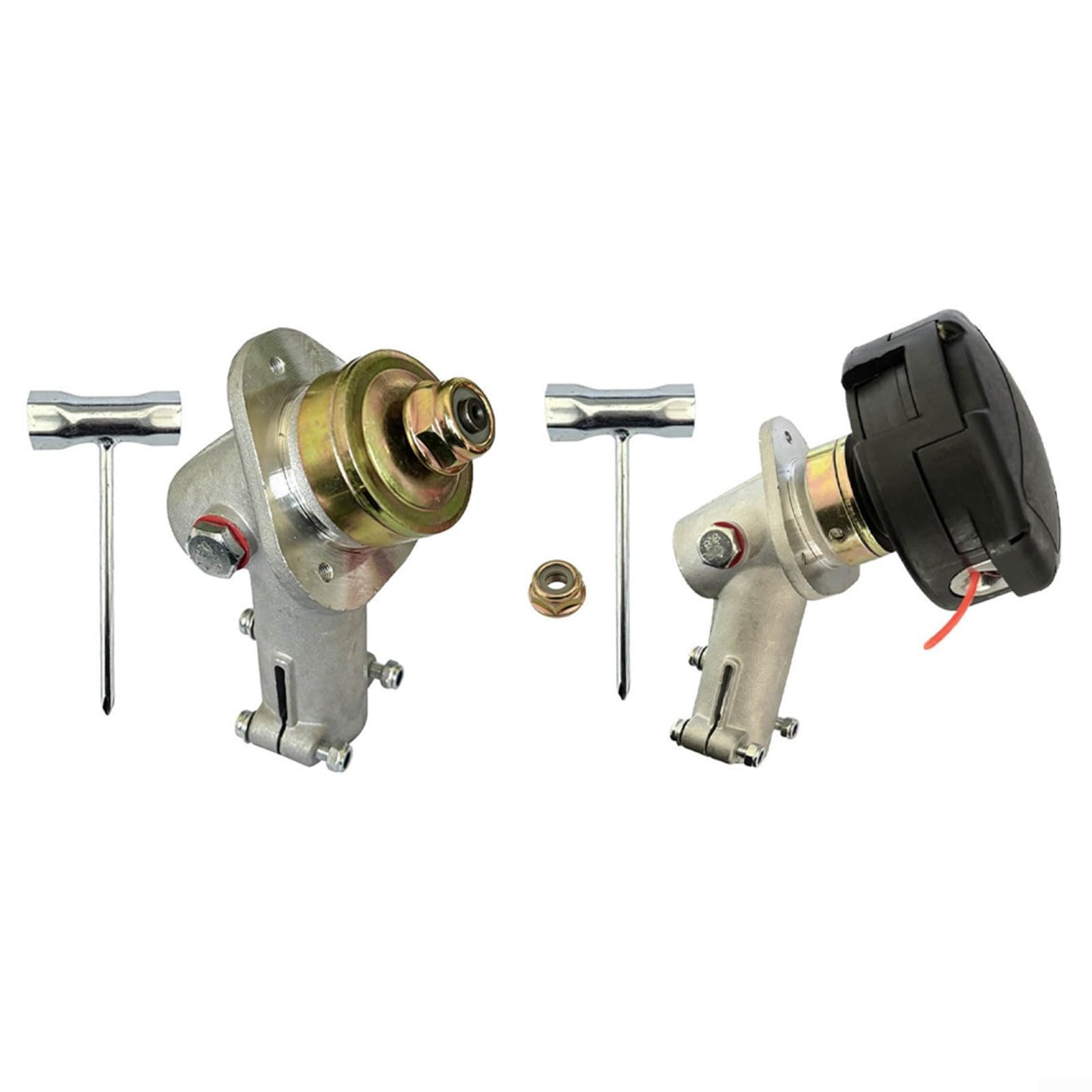 Getriebe für echo SRM-225 P021008182, SRM-2620, SRM-3020 für freischneider, robustes Kunststoffgehäuse, inkl. Montageset, schwarz(B)