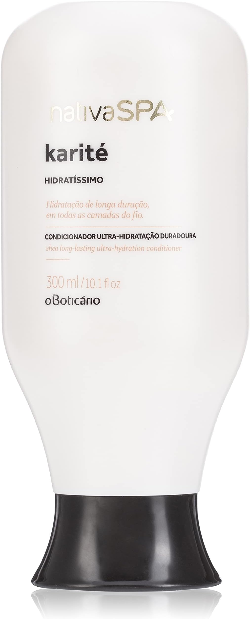 Linha Nativa Spa (Karite) Boticario - Condicionador Hidratissimo 300 Ml - (Boticario Nativa Spa (Karite) Collection - Moisturizing Conditioner 10.14 Fl Oz)