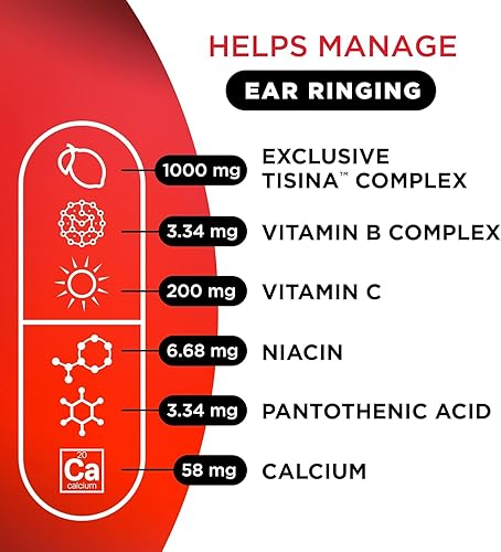 Miniatura 8 de Lipo-Flavonoid Zumbido de oído, recomendado por médicos para zumbido de oídos, complejo bioflavonoide de limón clínicamente probado con vitaminas C,