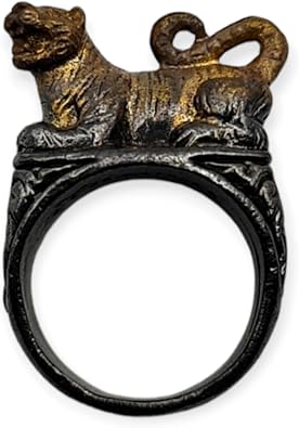 Thai amulet ring Sur Non Kin 1st edition Phra Aj Prasoot Wealth Protection size 57