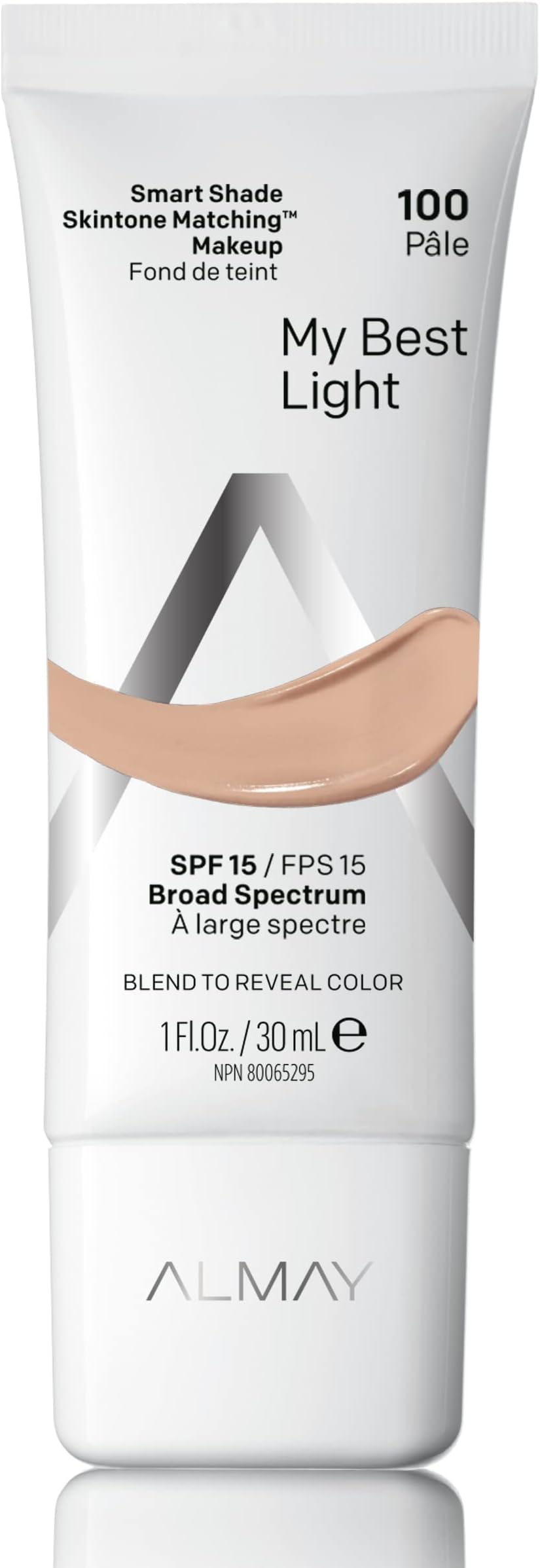 Smart Shade Skintone Matching Makeup, My Best Light, Foundation, Hypoallergenic, Dermatologist-tested, SPF 15, 30ml