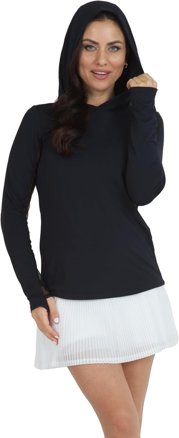 IBKUL Athleisure Wear Sun Protective UPF 50+ Icefil Cooling-Essential Women's Hoody-16000