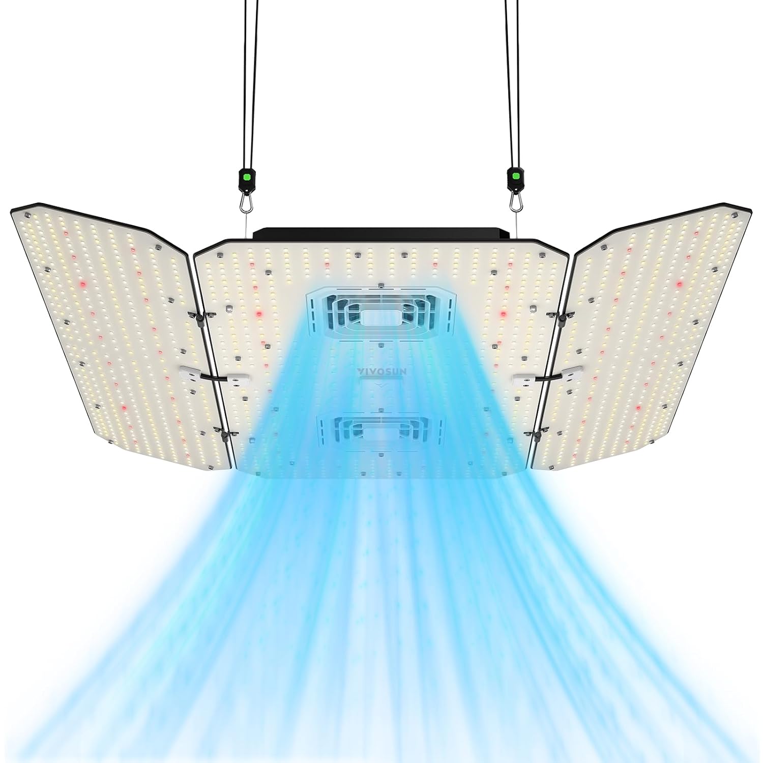 VIVOSUN AeroLight Wing AW400SE LED Grow Light 400W with Integrated Circulation Fan App Compatible Used with Growhub Controller