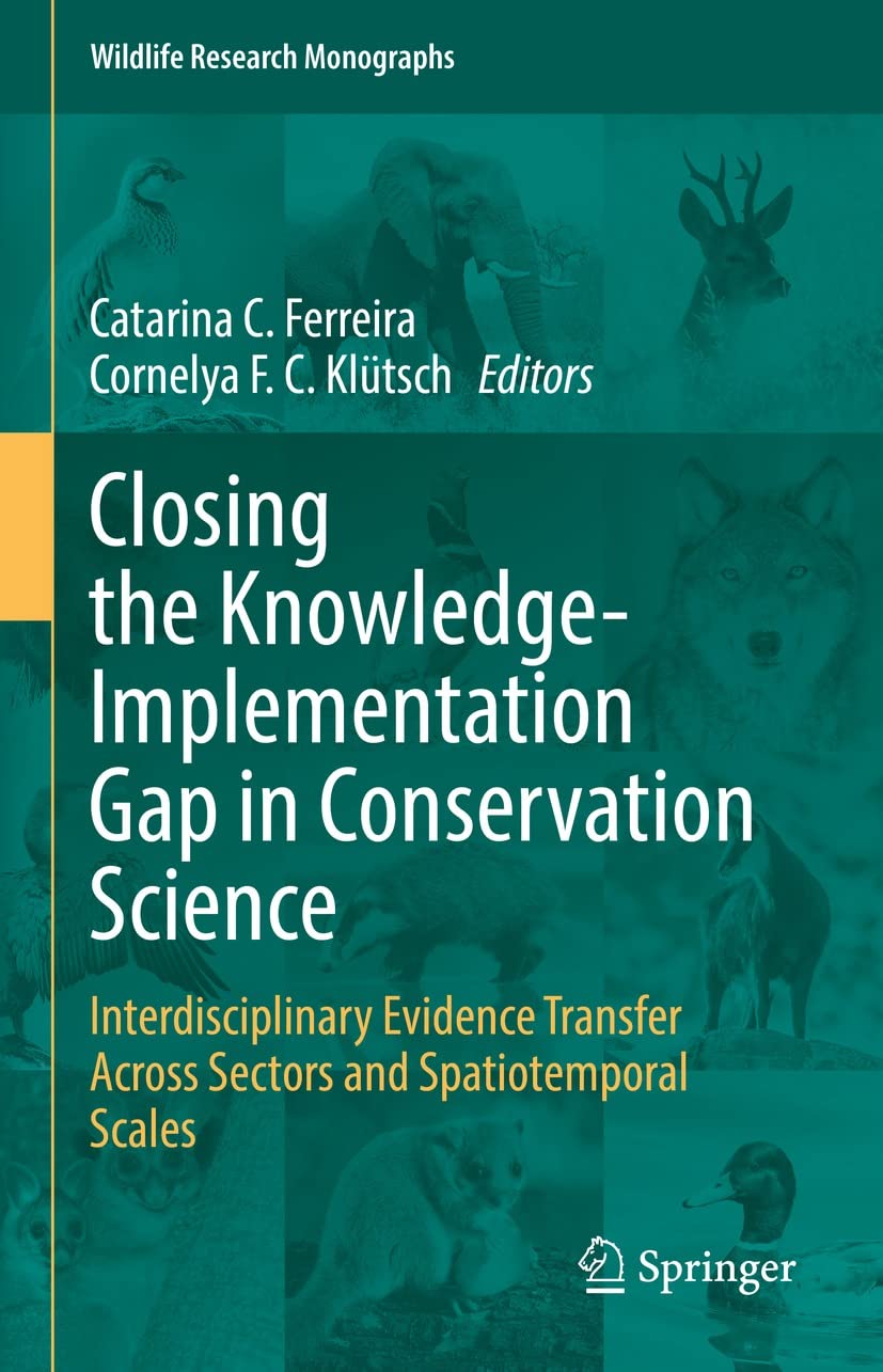 Conservation Science Book 4 gap de mise en œuvre des connaissances transfert interdisciplinaire