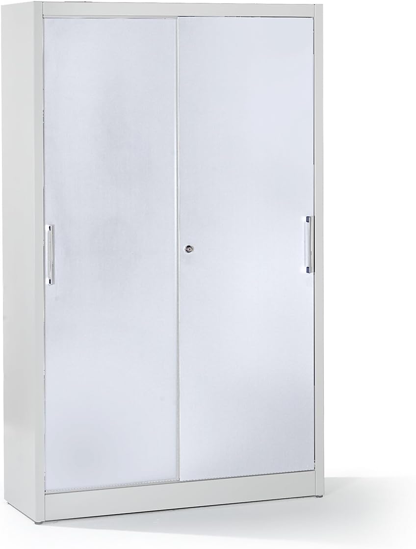 Mauser Armoire à portes coulissantes armoire à 4 tablettes h x l x p 1950 x 1200 x 500 mm