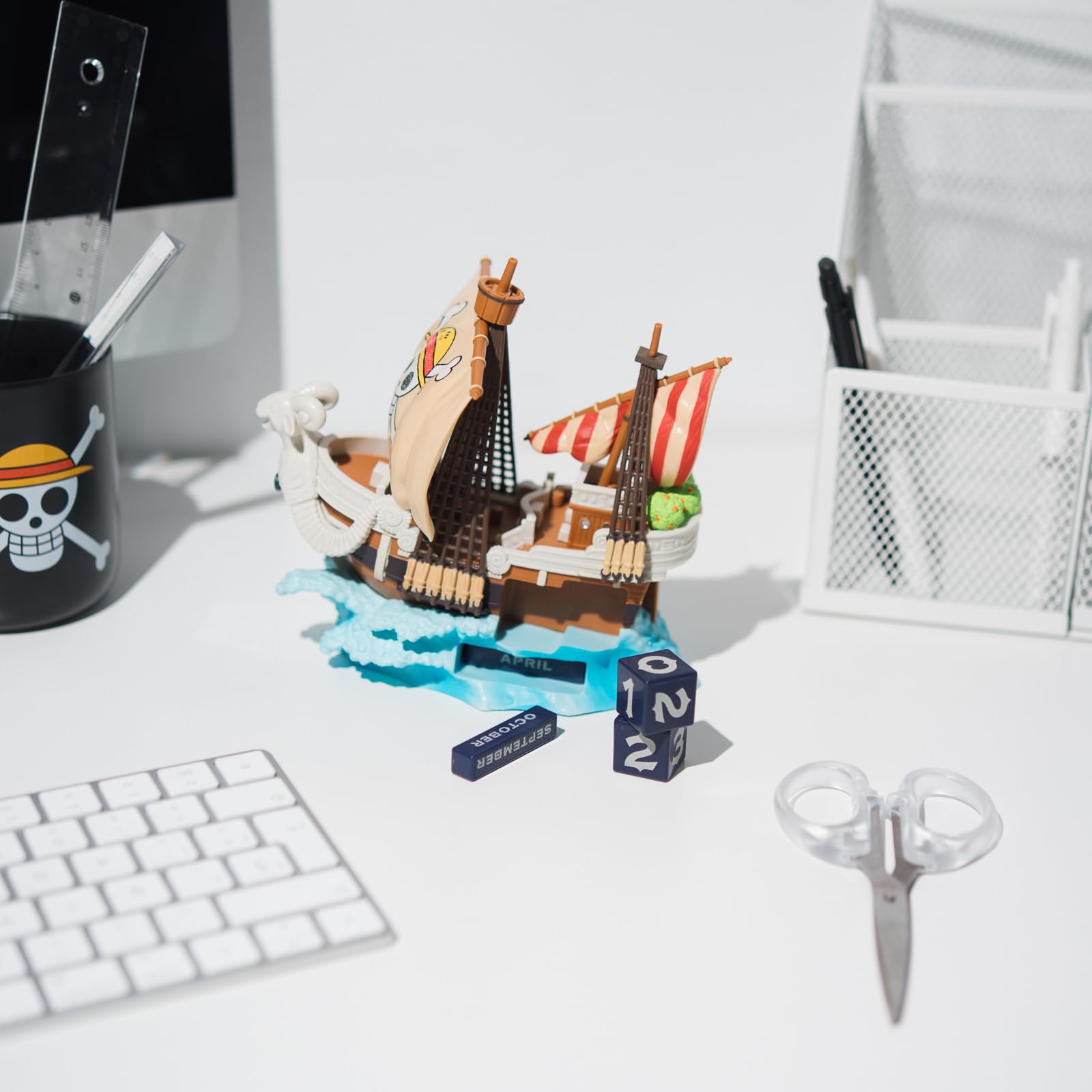 Grupo Erik - Calendrier Perpétuel, Vogue Merry One Piece | Figurine One Piece, Bateau de Luffy et des Mugiwara, Idée Cadeau Manga