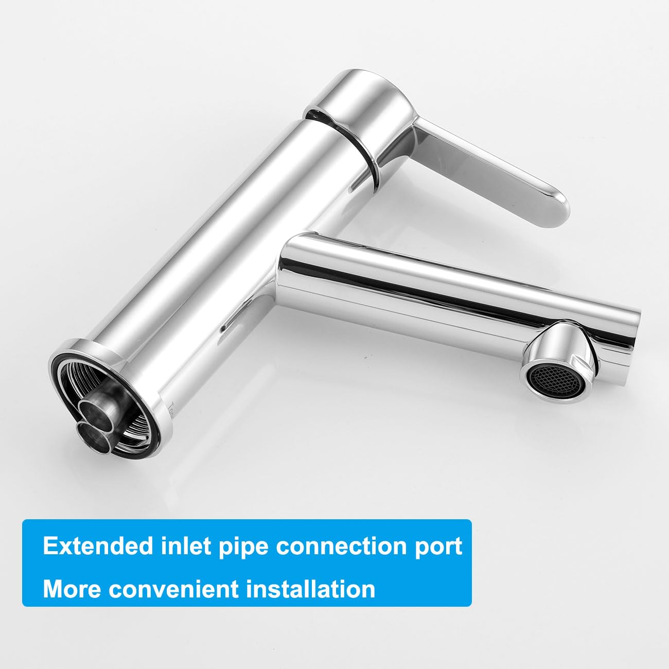 Robinet Lavabo Salle De Bain Moderne, Mitigeur Monocommande En Acier Inoxydable Cartouche Ceramique Silencieuse Eau Chaude Froide Finition Grise 96811134