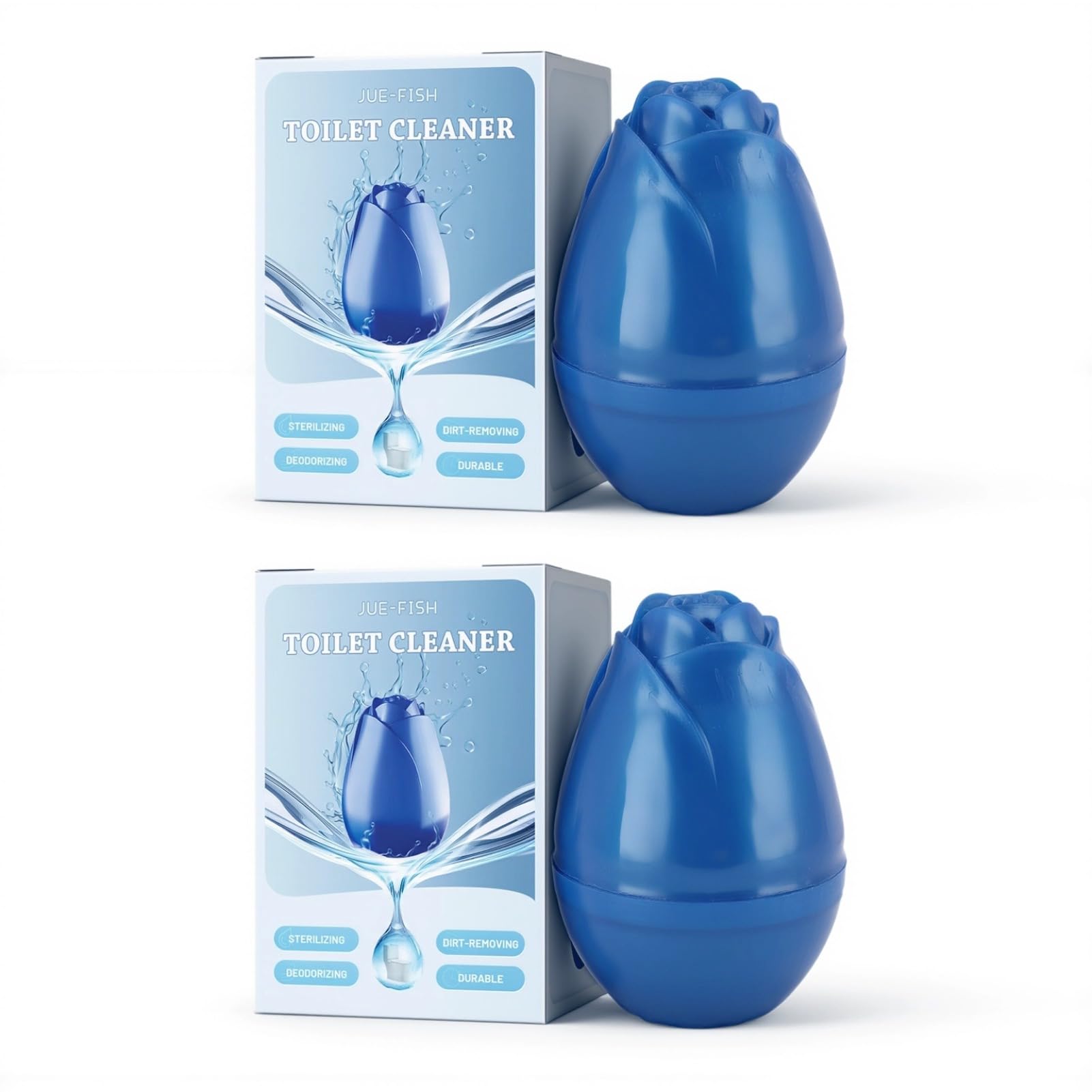 Comprimé de Réservoir de Toilettes boule wc bref eau bleu Nettoyeur Bleu, Retrait Durable des Odeurs avec une Technologie à Libération Lente, Dure 30 Środki czyszczące do łazienek