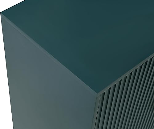 Miniatura 137 de Aparador moderno y elegante con patas y asas de metal dorado y estante ajustable, mesa consola clásica de 60 pulgadas, mesa de sofá, mesa de entrada