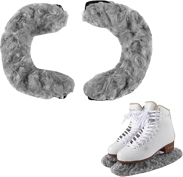 TUYUU Ice Skate Guards Fuzzy Blade Covers Hockey Figure Skates Soakers