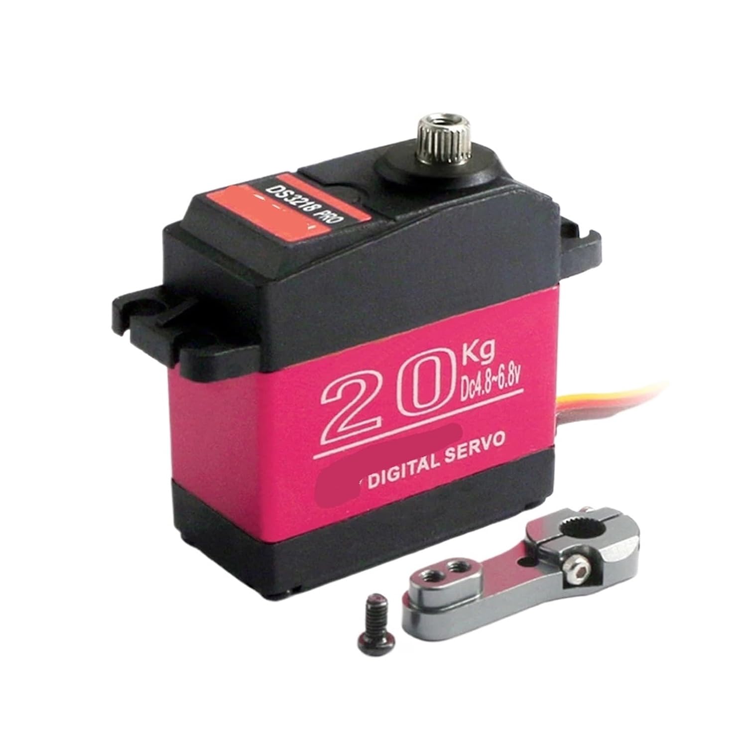 Waterproof Servo 1/8 1/10 DS3218 PRO 20KG High Speed ​​Metal Gear Digital Servo Suitable for 1/8 1/10 RC Car(270 Degree)