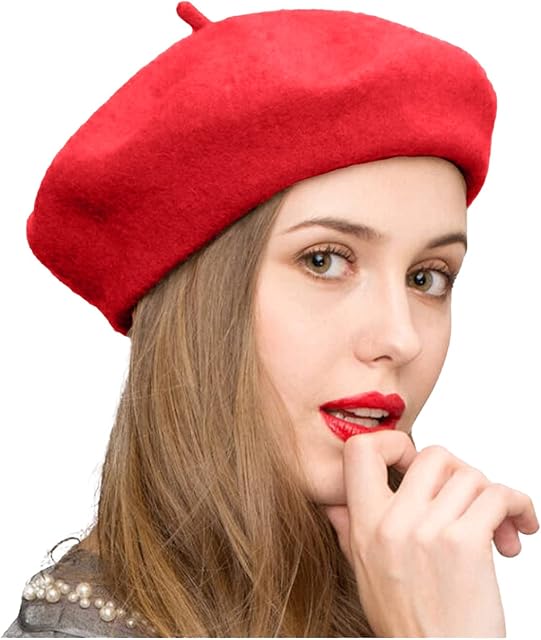Style Lockers® Adult Men Women Wool Blend French Style Plain Classic Solid Color Beret Hat, Unisex Soft Warm Outdoor Vintage Artist Hat Beanie Cap